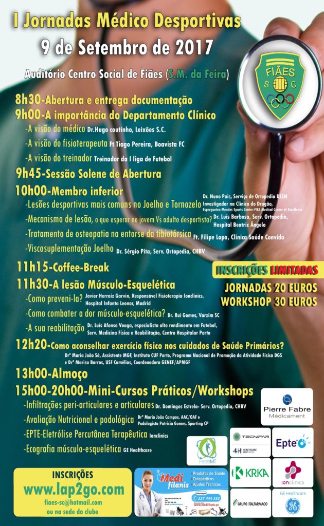 Programa Jornadas Médico-Desportivas Fiães SC