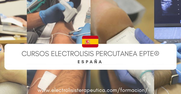 Curso Electrolisis Percutánea España 2019