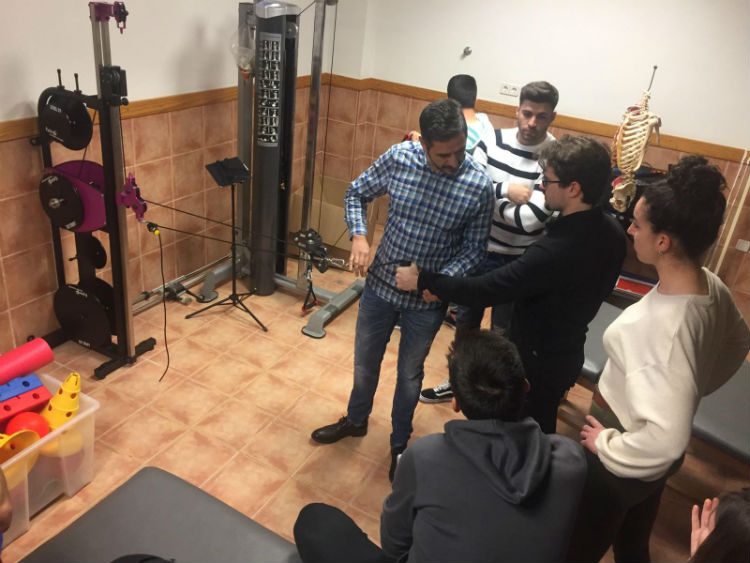 Maquina Isoinercial EPTE Seminario Fisioterapia UCAM